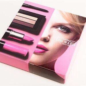 MAC Cosmetics Look In A Box All About Pink Collector Lipstick Eyeshadow Set